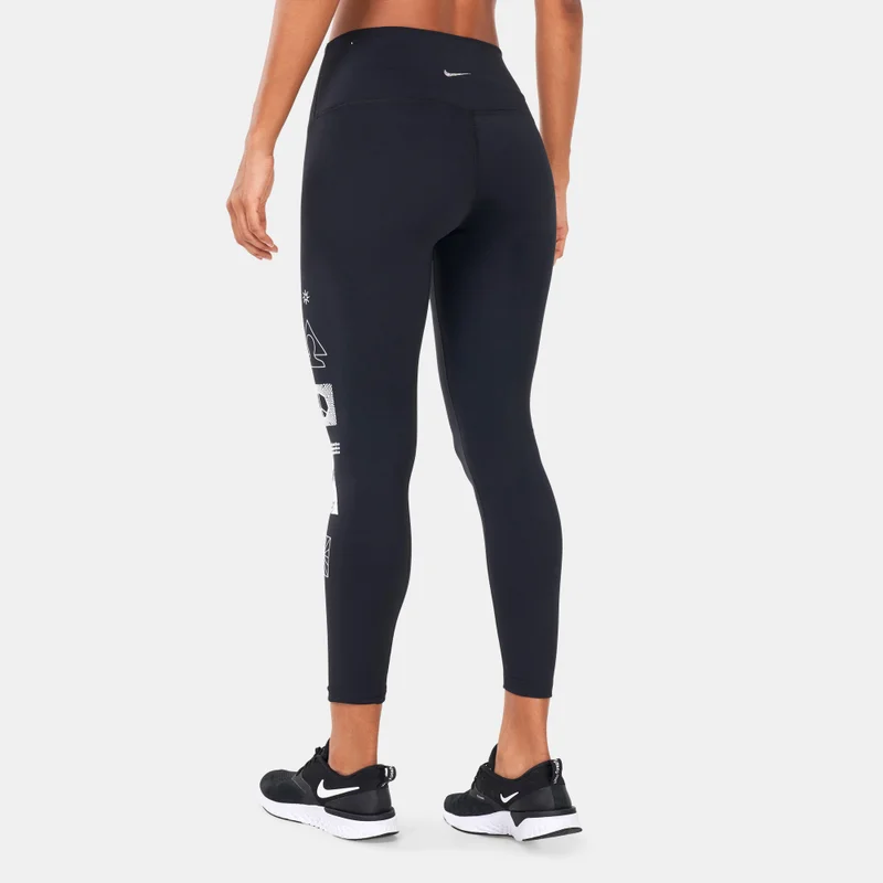 Nike Women's Pro Yoga Dri-FIT 7/8 Graphic Leggings